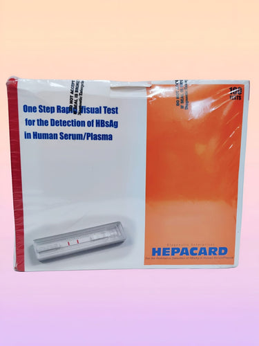 Hepacard HBsAg Rapid Test (Box of Test Kit 100 ) - J.Mitra